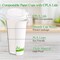 100 Count 16 oz Compostable Paper Coffee Cups, Biodegradable Disposable Coffee Cups with CPLA Lid, Eco-friendly Hot Drinking Cups for Party, Picnic, Travel,and Events